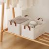 Foldable Clothes Storage Box with Steel Frame