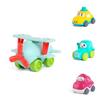 Airplane Forklift Bus Police Car Crane Excavator Plastic Children Inertia Toy
