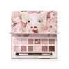 Perfect Diary Animal Eyeshadow Palette Popular Eye Makeup Gift High Pigmentation Adhesion (1.2g X 12 Colors) (Rose Pink)