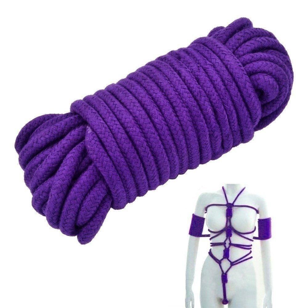 5/10m Adult Sexy Cotton Bondage Rope Fantasy Play Strap Restraint Fetish Sex Toy