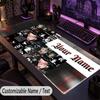 Custom Text Big Mousepad, Extended Desk Pad For Laptop Work GameDeftones