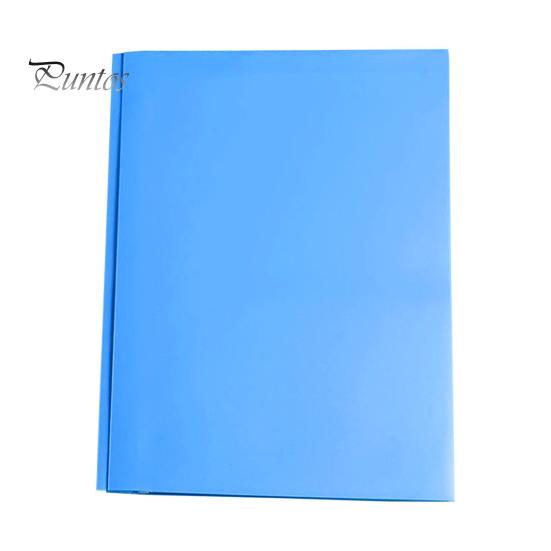 Efficient Organizational Solutions 1/6Pcs File Folder with Prongs Dual Pocket Design Plastic Folders Business Card Holder Letter Size Organizer