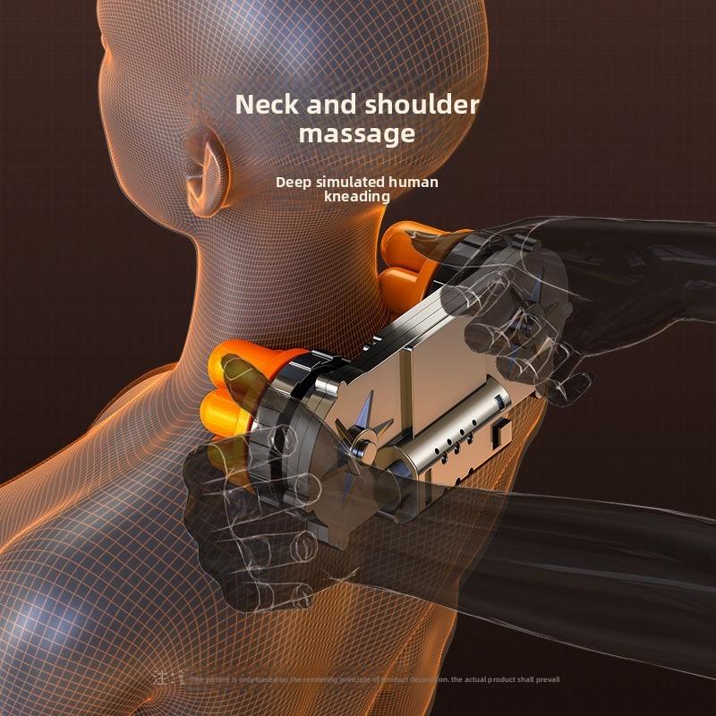 Back Massager with Heat Shiatsu Seat Cushion Flexible Nodes Massage for Full Back Massage Chair Pad Chair for Office Home Use