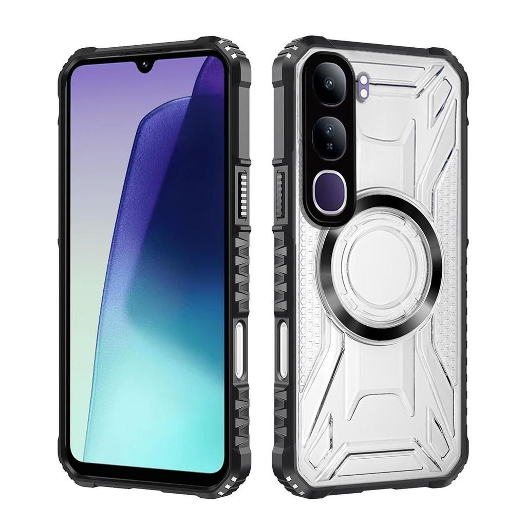Battle Shadow Series Armor Phone Case for Vivo V40 Lite 5G,Y200 5G Shockproof Anti‑Drop Protective Cover