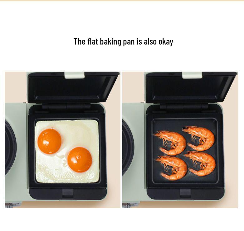 Versatile Breakfast Station: Steamer, Boiler, Fryer, Griller, Sandwich Maker & Noodle Cooker