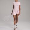 Yoga One-Piece Short Skirt Tight Back Fake Two-Piece Outdoor Fitness Anti-Light Sports Tennis Skirt Women
