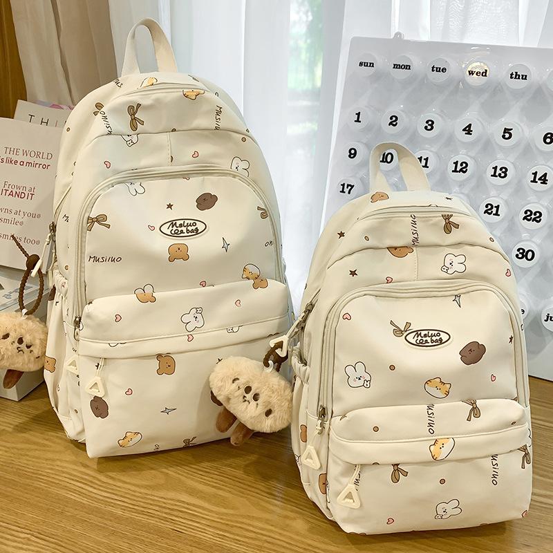 Children's Schoolbags Girls Elementary School Students Cute Junior High School Students High School Students Printed Backpacks