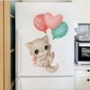 1Pc Hand-Paint With Balloons Cats Wall Stickers For Children Room Kids Room Decor Wall Decals Bedroom Home Decoration