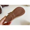 Girls Korean Style Retro Vintage Princess Leather Shoes Velcro Soft Sole Flat Shoes