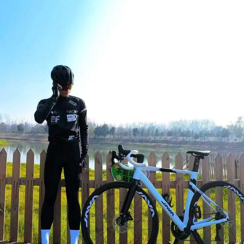 Giacca da Ciclismo Antivento Unisex Manica Lunga Abbigliamento Esterno per Bici da Strada Leggero Cappotto da Equitazione