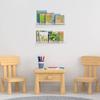 Transparent Floating Shelf Acrylic Bathroom Shelf Modern Wall Mounted Shelf for Perfume Decoration