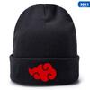 Anime Naruto Akatsuki Cloud Uchiha Family Logo Embroidery Beanies Hat Hip Hop Knitted Hat For Women Men