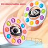3D Flip Push Metal Looking Gyroscope Bubble Toys Stress Relief Sensory Toy Party Favor for Kids