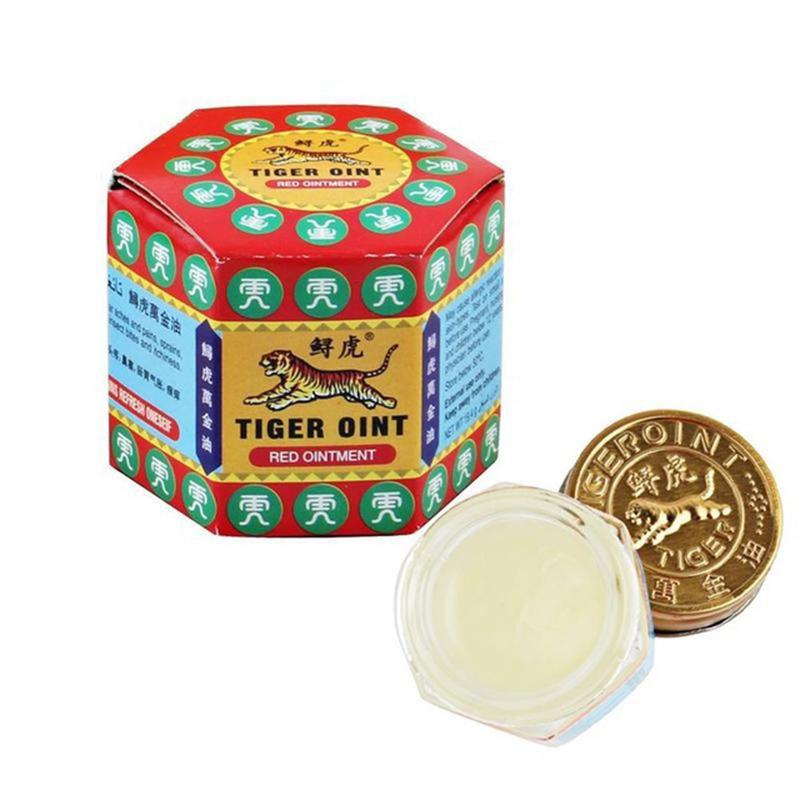 Red Tiger Balm Ointment For Headache Toothache Stomachache Painkiller Tool