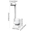 Hair Dryer Organizer Adjustable Wall Storage Rack Hands-Free Holder Stand Drill-Free Organizer For Home Bathroom Apartment