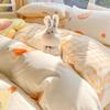 Floral Bed Duvet Covers Pastoral Four Seasons Polyester Quilt Cover King Queen Size Bedroom Bedding Luxury Home Textile Cozy