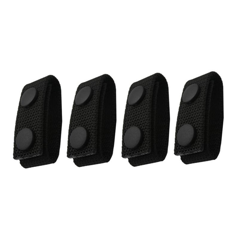 Tactical Belt Buckle Heavy Duty Keeper 4Pcs for Webbing Belt Outdoor Sports Equipment Accessories