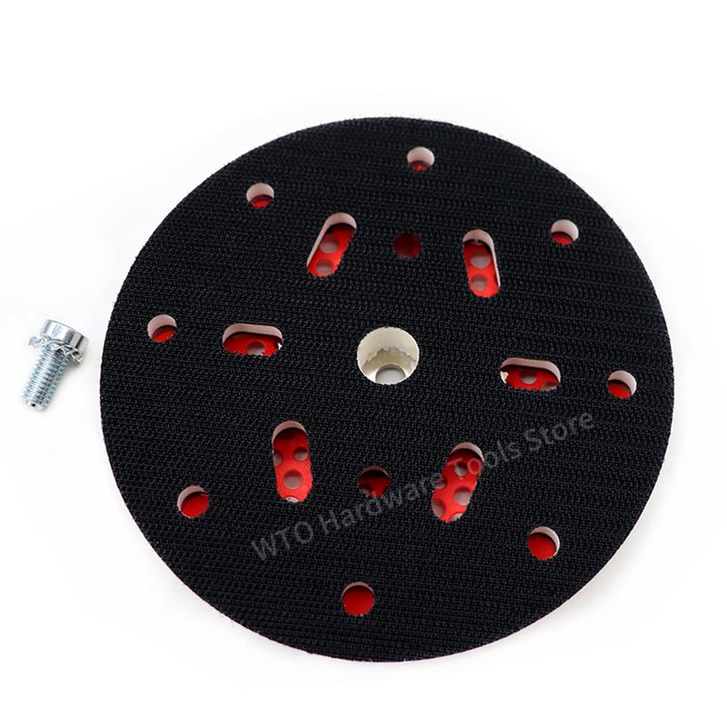 1PC 6 Inch Hook and Loop Sanding Pad for FLEX/RUPES Orbital Sander,6" Dust Free Backing Plate with M8 Thread for Car Sanding