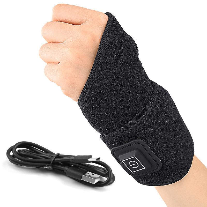 

Multi-part Free Hot Compress Wrist Guard Strap with Velvet Inside To Keep Warm Legs Sheath Mouse Hand USB Electric Heating Wrist Guard