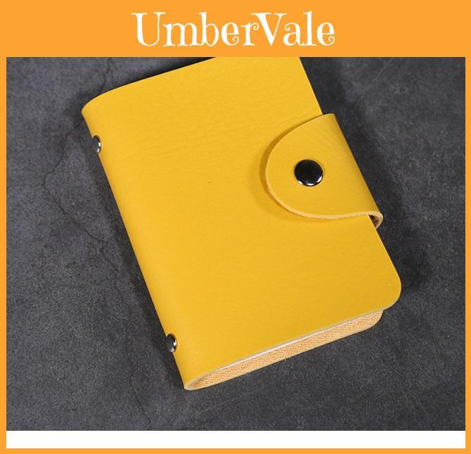 Multi-color Pu Leather Pocket Business Id Credit Card Wallet With Premium Quality