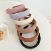 Retro Hair Band Headdress Hairpin Knitted Hair Tie Sponge Headband Solid Color