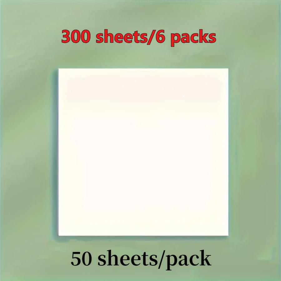 200/300Sheets Clear Sticky Notes Waterproof Self-Adhesive Translucent Sticky Notes pad for Books Annotation and Tracing post it
