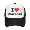 IHeartLove CowboysHat Funny Trucker Hats Adults Humor Baseball Caps Snapback Vintage Foam Party Hats 1