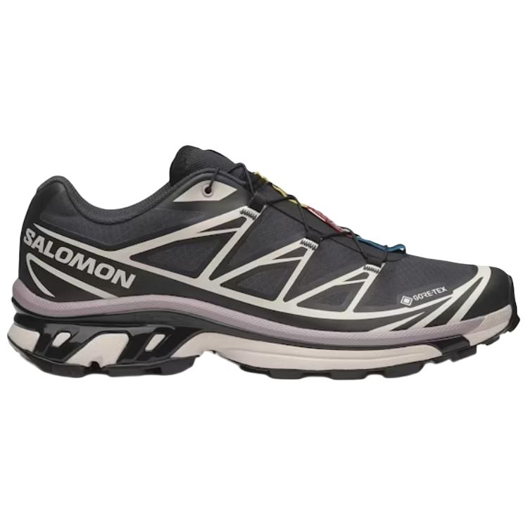 SALOMON XT 6 Laufschuhe Unisex Schwarz Beige Sneaker 478614