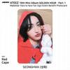 ATEEZ 10e mini album Golden Hour Part.1 Makestar Last Fan Sign Event Photocard