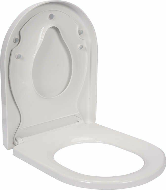 Slow-closing Toilet Seat with Children's Seat 2-in-1 Detachable