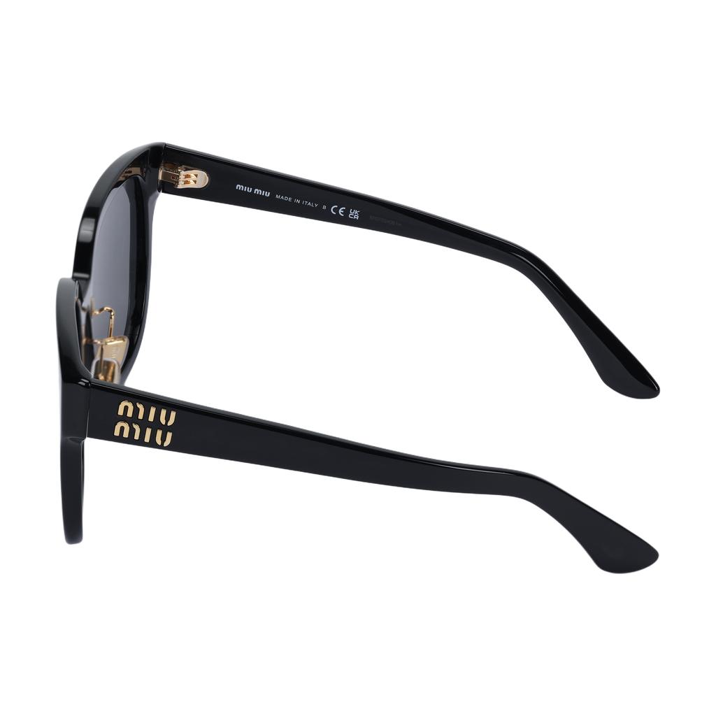 MIU MIU Square Sunglasses Women Sunglasses Black 0MU01ZS1AB5S0