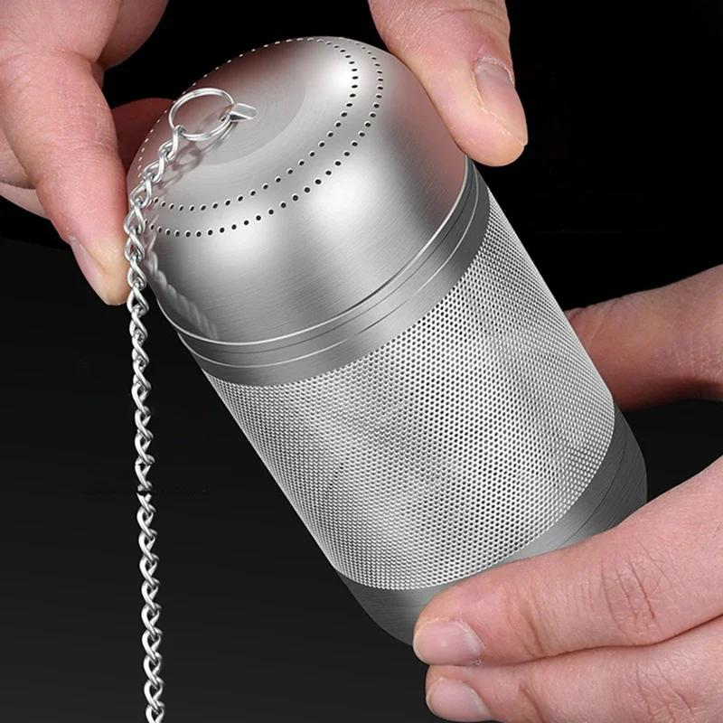 316 Stainless Steel Tea Strainer Spice Seasoning Ball Strainer Teapot Fine Mesh Filter Teahouse Hot Pot Seasoning Accessories