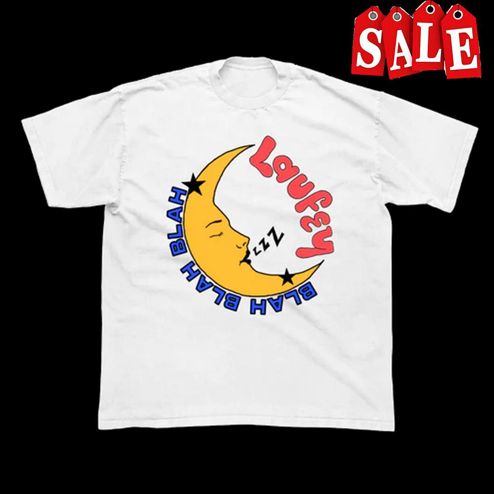 Laufey Singer Merch Laufey Blah Blah Blah T-shirt white Unisex Unisex T-Shirt XXL