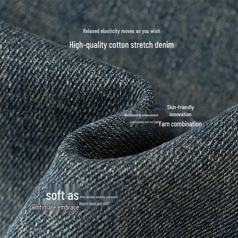 Chuyu Women's Vintage Washed Wide-Leg Jeans