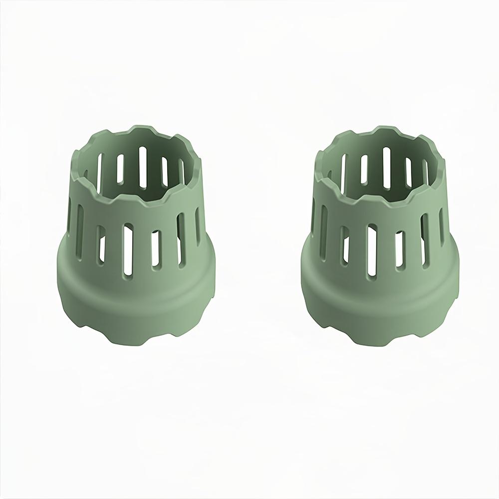 

Набор из 2 силиконовых сушилок для чашек, многослоточный вентилируемый дизайн, быстрая сушка для организации ванной комнаты и кухни, сушилки 2pcs зелёный
