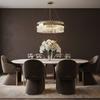 Lux - LED Crystal Chandelier Ring 50cm Brass Gold