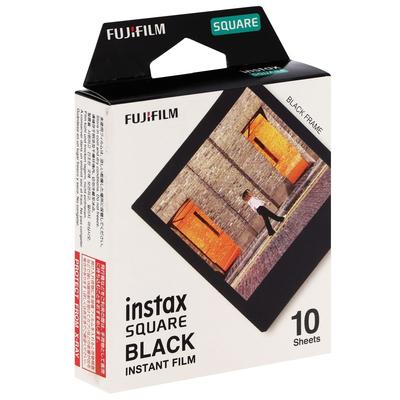 Square Format Film Instax SQUARE Black Frame 10 Pieces INSTAX SQUARE BLACK FRAME WW 1