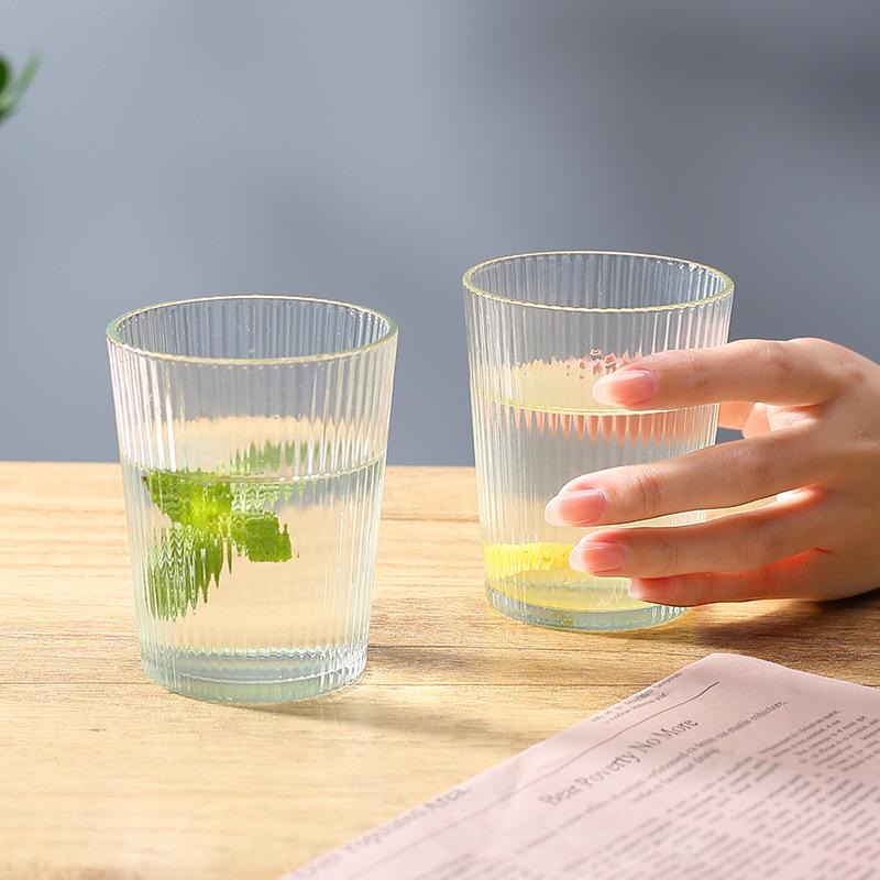 Japanese-Style Hammered Heat-Resistant Glass: Creative Water, Beer, and Tea Cup Set