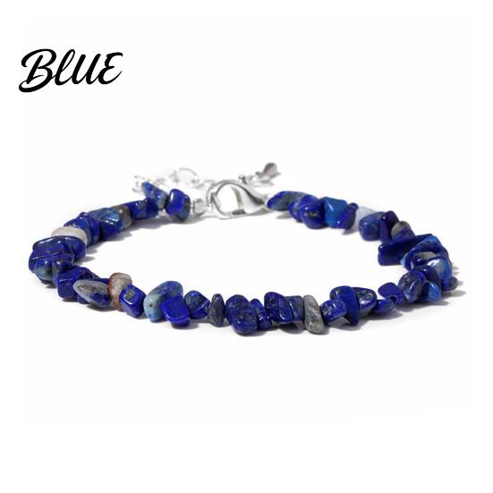 Durable Bracelet Women Irregular Beads Decor Adjustable Length Non-fading Wrist