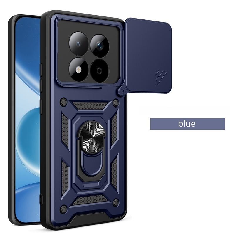 Armor Shockproof Slide Lens Cover Capa Funda For Xiaomi Redmi Note 15 Pro 5G 4G Note 14 Pro+ Plus Magnet Car Holder Ring Case