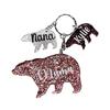 Polar Bear Owl Keychains Mold DIY Epoxy Craft Necklace Keychain Jewelry Mold