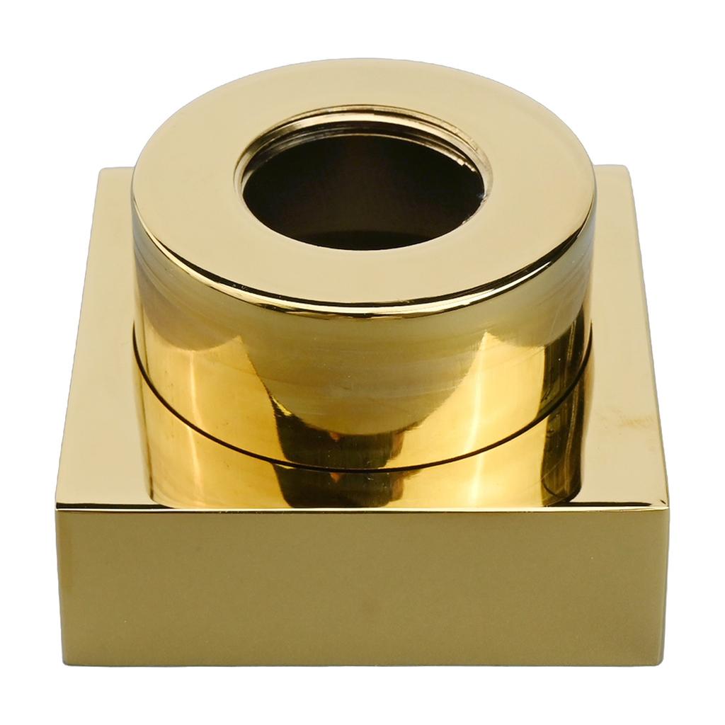 6*6cm Adjustable Shower Head Easy Install Decorative Cover Copper Cover Install Cover Adjustable Height Mechanism