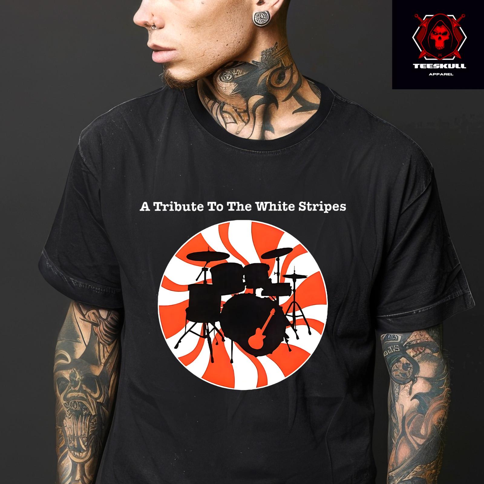 26 A Tribute To The White Stripes Rock Band Tee Unisex Cotton T-SHIRT S-3XL  Unisex T-Shirt M