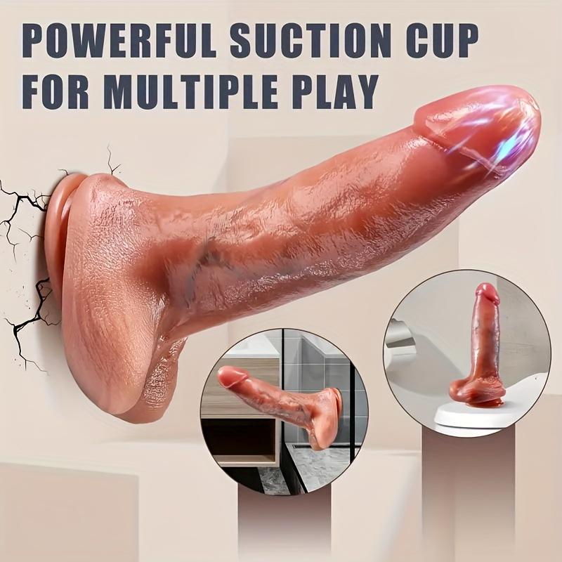9" Massager with Remote Control,Liquid Silicone,10 Modes,Rotating Heating,USB Powered,Handmade,for G-Spot & Anal Stimulation,Suitable for Men & Women