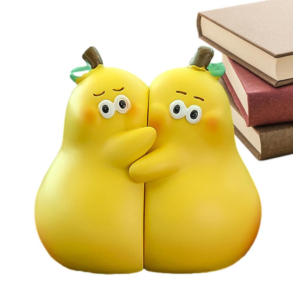 Cute Car Interior Decoration 2 Pcs Never Divide Pears Resin Car Decoration Doll Cute Car Dash Decorations Dashboard Accessories