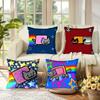 Anime N-Nyan niedliche Katze Kissenbezüge Sofakissen Wohnzimmersofas Heimdekoration Geschenke