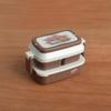 1/12 Dollhouse Simulation Hand-Held Lunch Box Picnic Box Model Doll Home Mini Kitchen Tableware Decoration Pretend Play Toys
