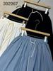 Non-ben High Waist Elastic Plus Size Casual Korean Midi Umbrella Skirt - Spring/Summer Collection