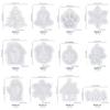 Quick Releases Silicone Holiday Mould Craft Set for Family Fun Christmas Decoration Projects