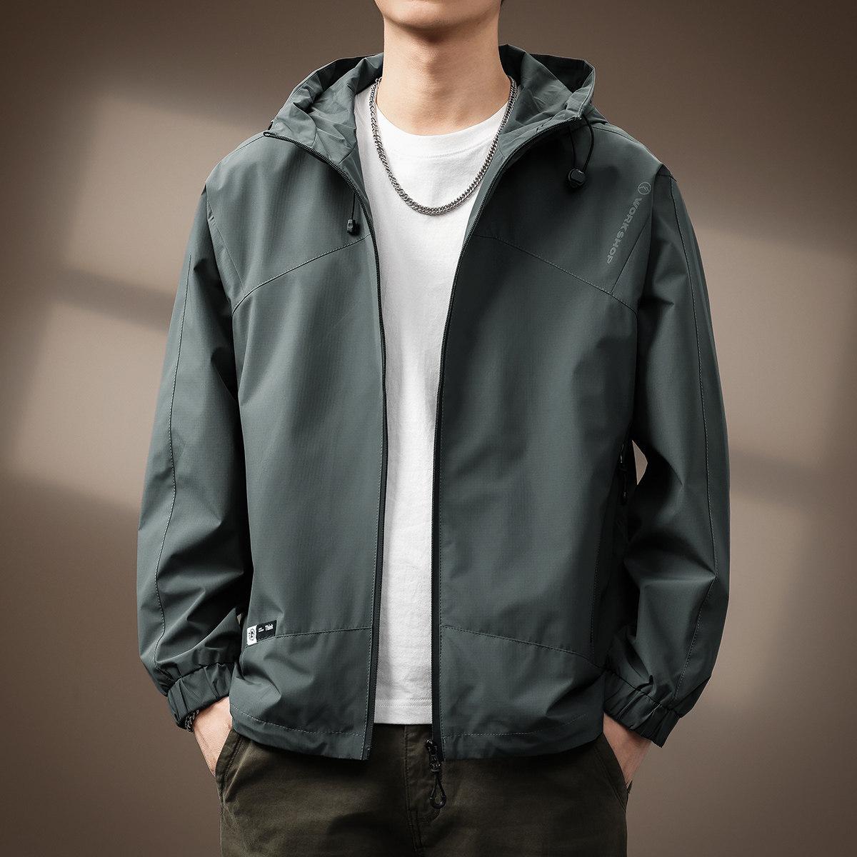 Men s High-End American Style Camo Hooded Jacket for Autumn 2025: Loose Outdoor Workwear & Mountaineering Wear 4XL for 100-110 kg